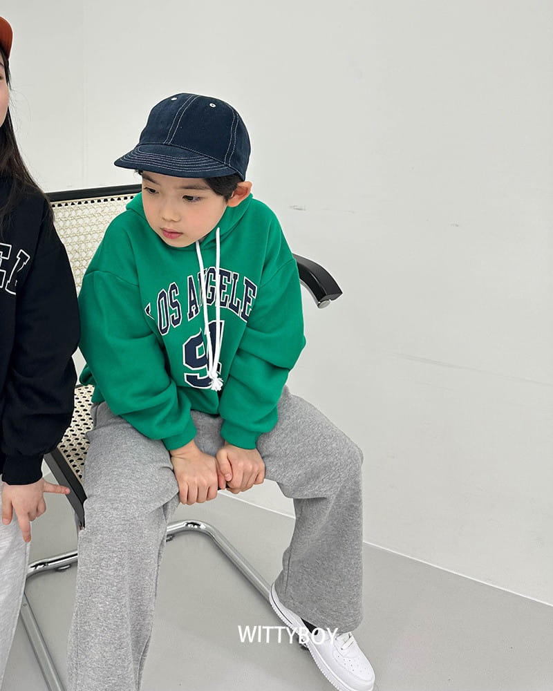 Witty Boy - Korean Children Fashion - #magicofchildhood - LA Hoody Tee - 5