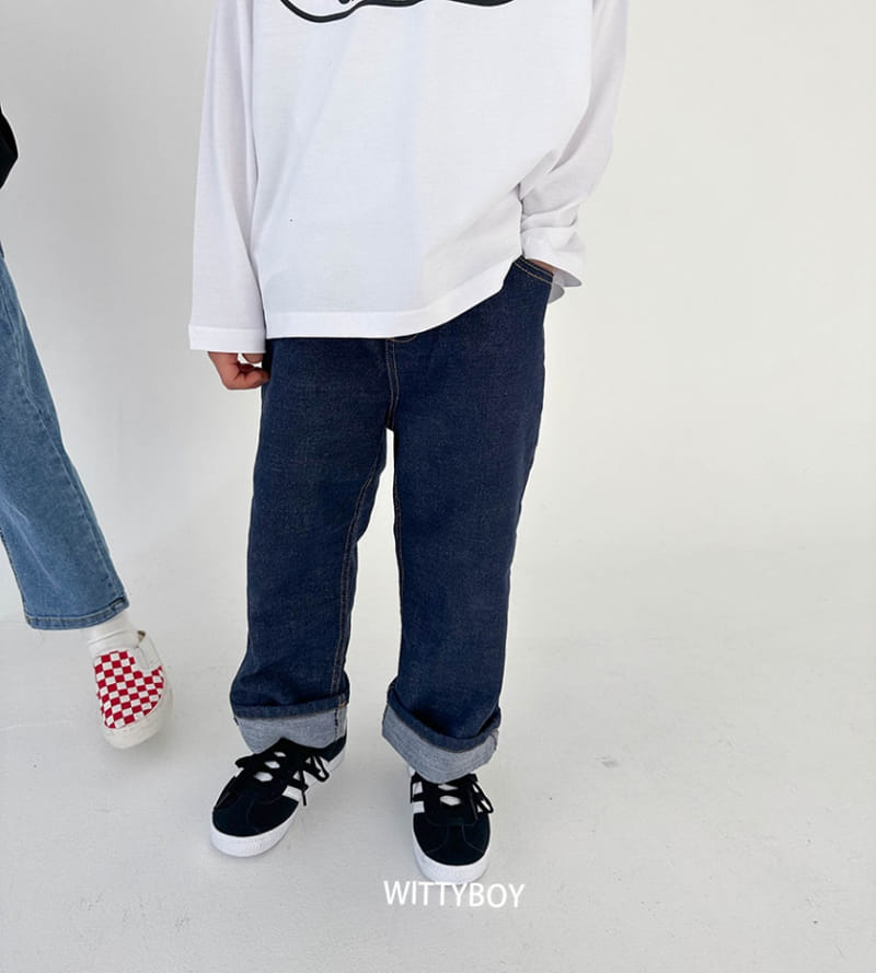 Witty Boy - Korean Children Fashion - #minifashionista - Hip Cel Jeans