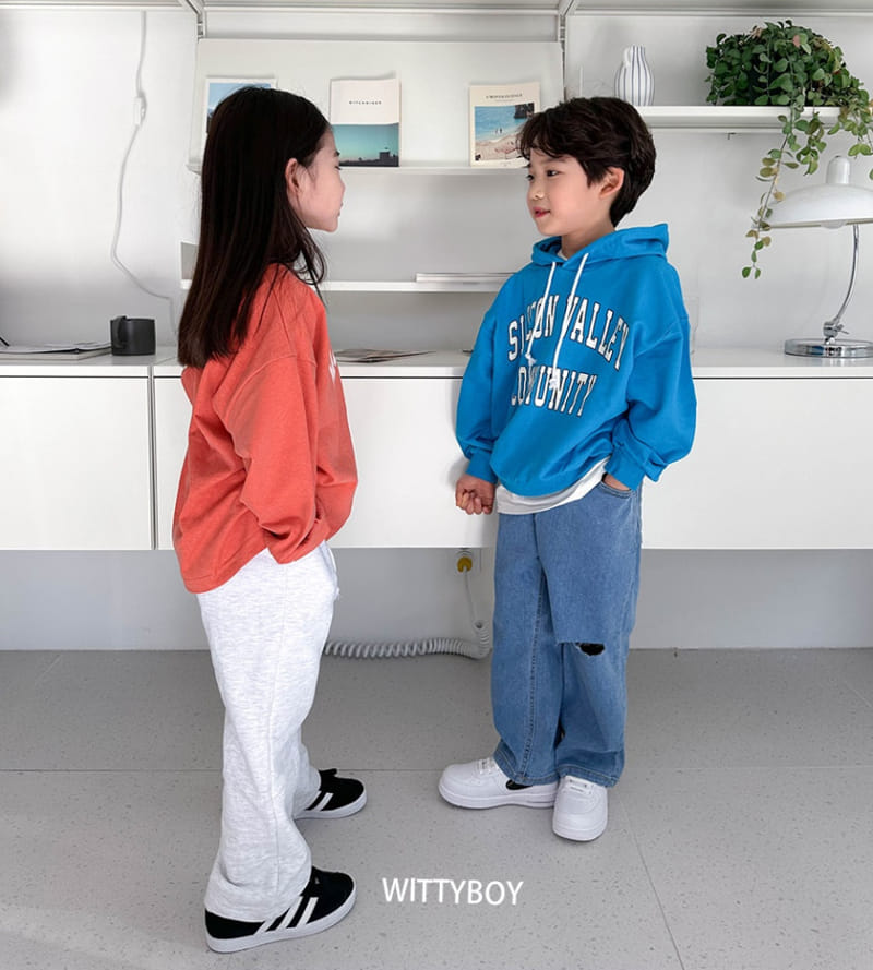 Witty Boy - Korean Children Fashion - #magicofchildhood - Belly Hoody Tee - 4