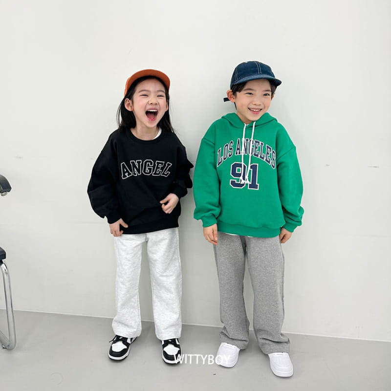 Witty Boy - Korean Children Fashion - #minifashionista - LA Hoody Tee - 6