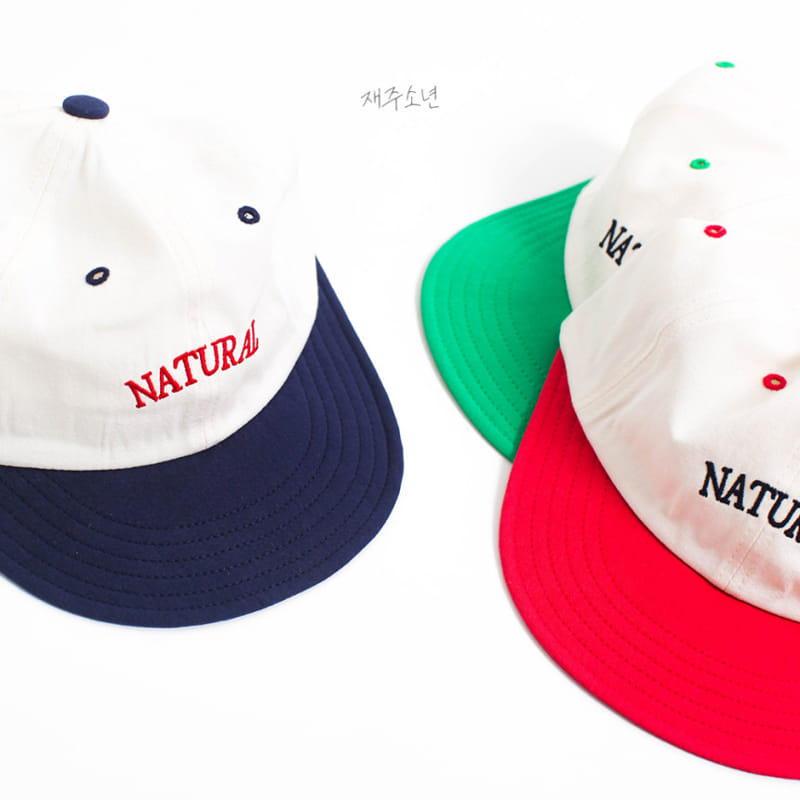 Witty Boy - Korean Children Fashion - #stylishchildhood - Natural Embroidery Cap - 11