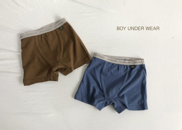 Yerooyena - Korean Children Fashion - #todddlerfashion - Boy Easy Square Underpants - 12