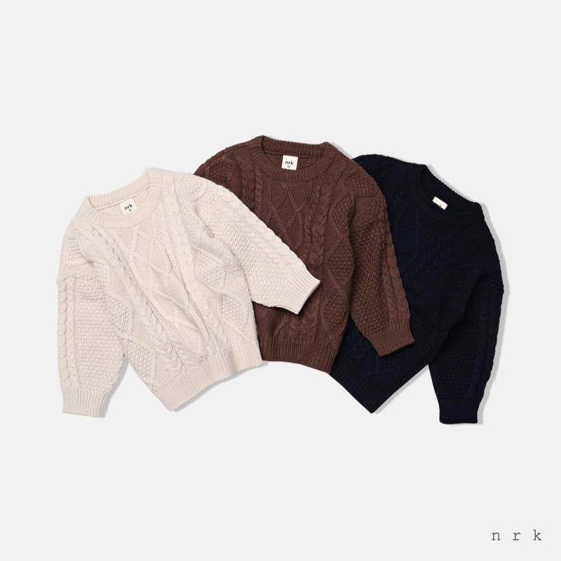 nrk - Korean Children Fashion - #Kfashion4kids - Fisher Man Knit Tee - 2