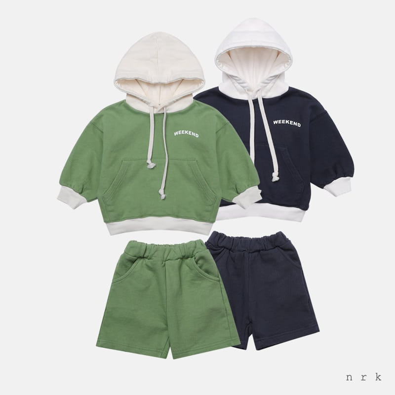 nrk - Korean Children Fashion - #childrensboutique - Weekend Hoody Top Bottom Set - 2