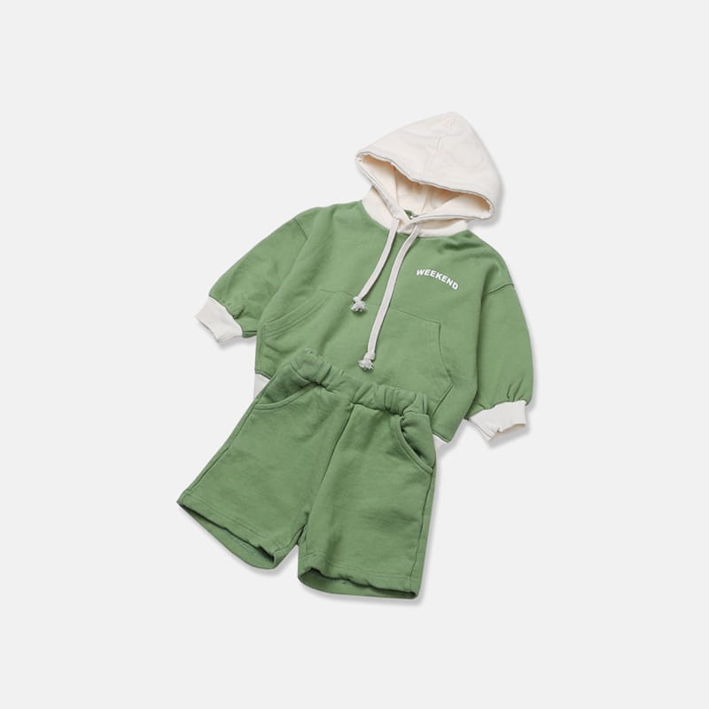 nrk - Korean Children Fashion - #designkidswear - Weekend Hoody Top Bottom Set - 3