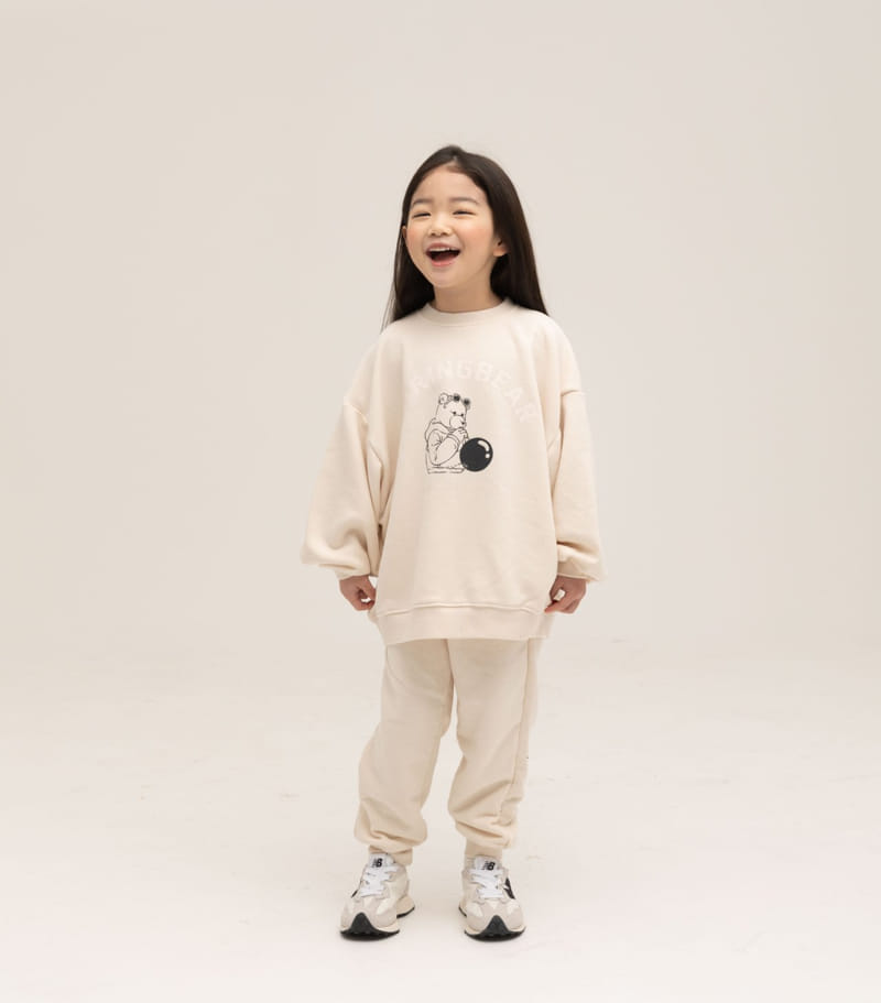 nrk - Korean Children Fashion - #littlefashionista - Bear Top Bottom Set - 12