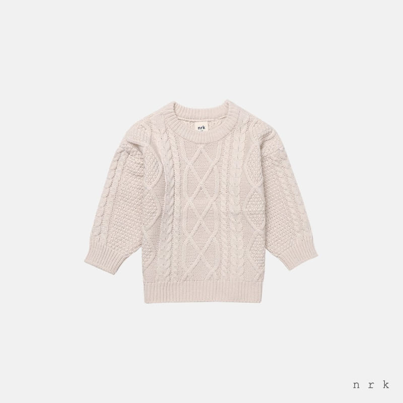 nrk - Korean Children Fashion - #littlefashionista - Fisher Man Knit Tee - 4