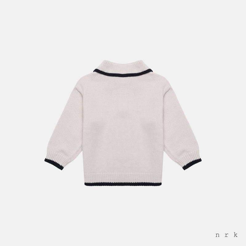 nrk - Korean Children Fashion - #stylishchildhood - Color Collar Knit Tee - 7