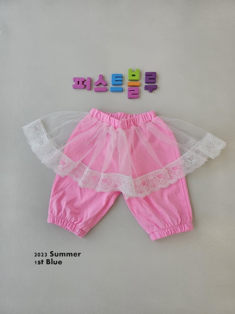 1st Blue - Korean Children Fashion - #minifashionista - Skirt Pants - 8