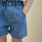 Frill Denim Shorts