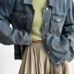 Maxi Padded Shoulder Oversized Denim Jacket