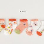 Flwoer Rabbit Socks Set