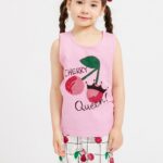 Cherry Queen Sleeveless Set