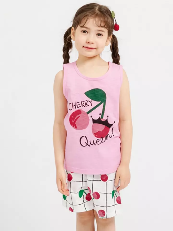 Cherry Queen Sleeveless Set