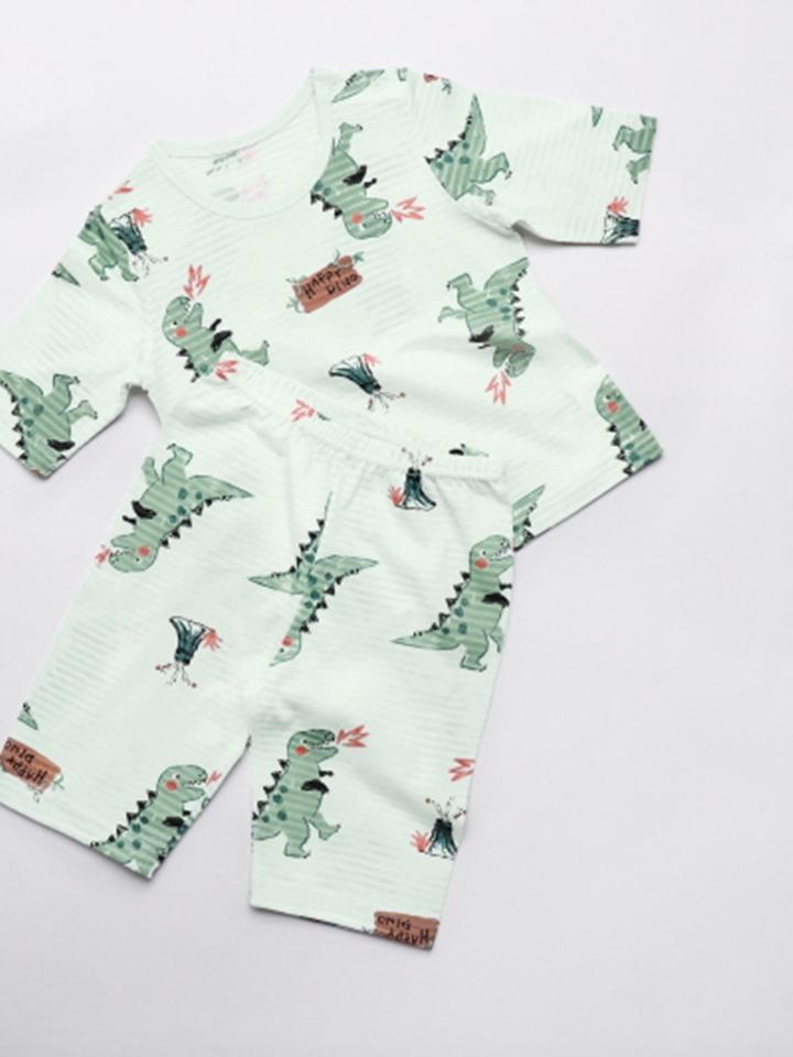 Happy Dino Capri Jacquard