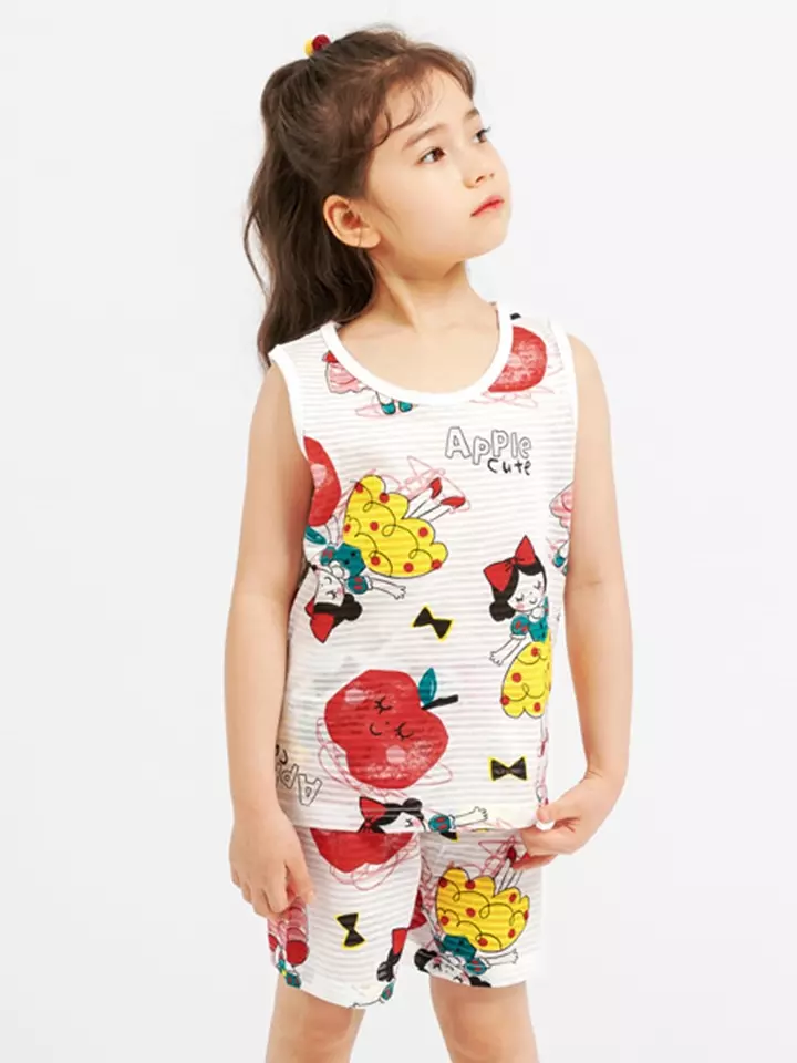 Apple Girl Sleeveless Set