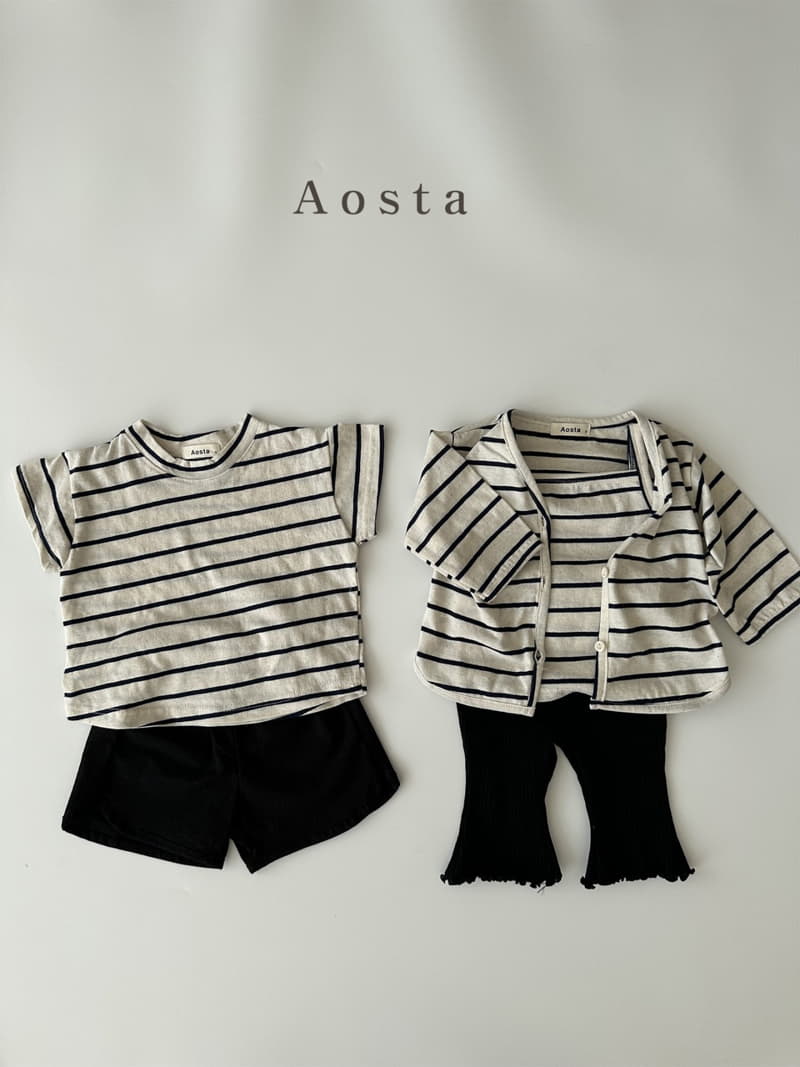 Aosta - Korean Children Fashion - #Kfashion4kids - Linen Tee - 9