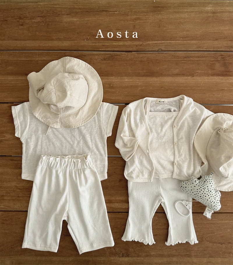 Aosta - Korean Children Fashion - #childofig - Linen Sleeveless - 2