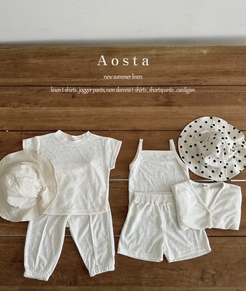 Aosta - Korean Children Fashion - #childrensboutique - Linen Sleeveless - 3