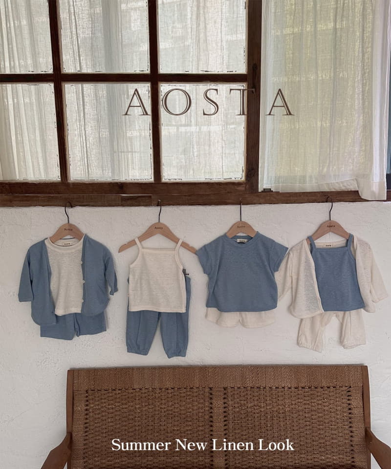 Aosta - Korean Children Fashion - #childrensboutique - Linen Sleeveless - 4