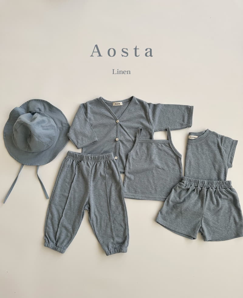 Aosta - Korean Children Fashion - #fashionkids - Linen Tee - 5