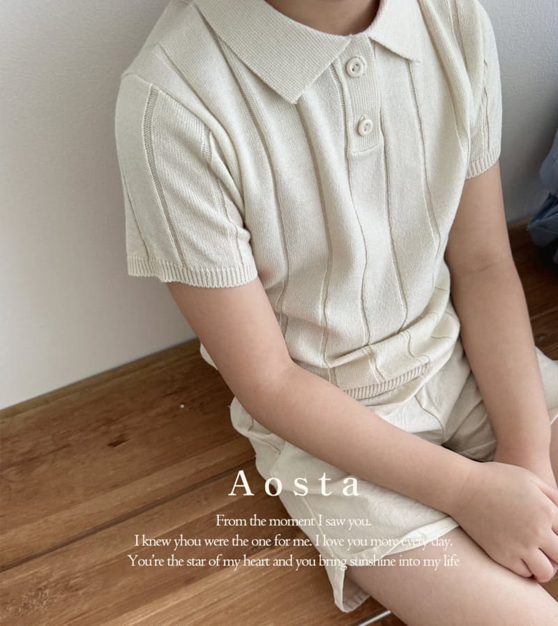 Aosta - Korean Children Fashion - #fashionkids - Gentle Collar Tee