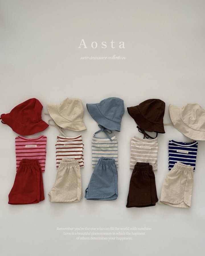 Aosta - Korean Children Fashion - #kidsshorts - Signiture Tee - 3