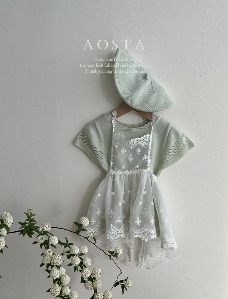 Aosta - Korean Children Fashion - #kidzfashiontrend - Bella Knit Long Tee - 5