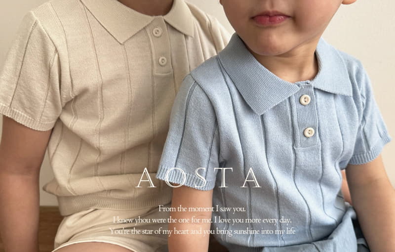 Aosta - Korean Children Fashion - #kidsstore - Gentle Collar Tee - 4