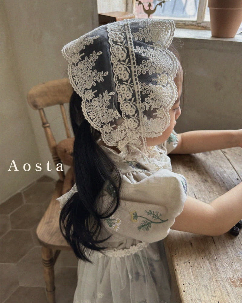 Aosta - Korean Children Fashion - #magicofchildhood - Lace Hairband - 3