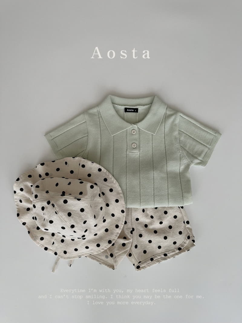 Aosta - Korean Children Fashion - #prettylittlegirls - Gentle Collar Tee - 9