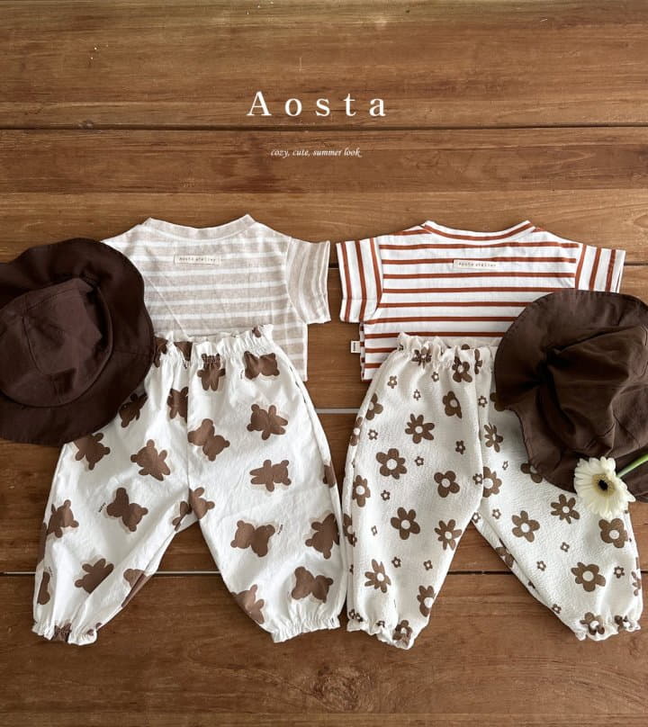 Aosta - Korean Children Fashion - #toddlerclothing - Signiture Tee - 12