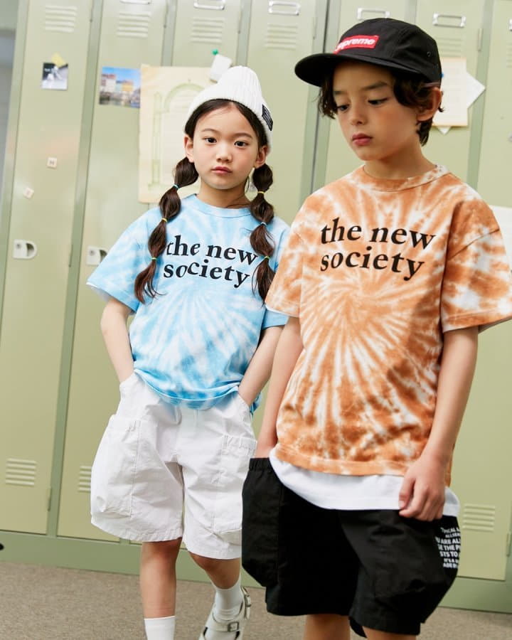 Apple Smile - Korean Children Fashion - #childofig - Water Paint Tee - 4