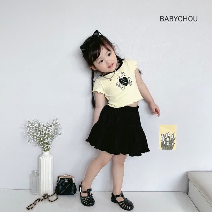 Babychou - Korean Children Fashion - #magicofchildhood - Angel Heart Tee - 12