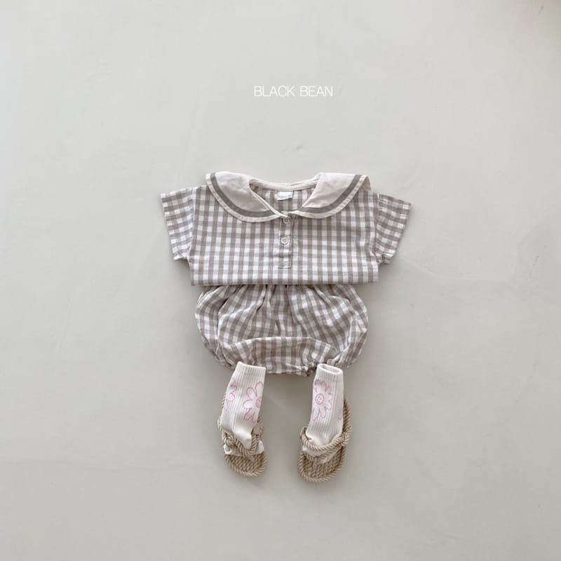 Black Bean - Korean Baby Fashion - #babyfever - Bebe Mood Bloomer Set - 11