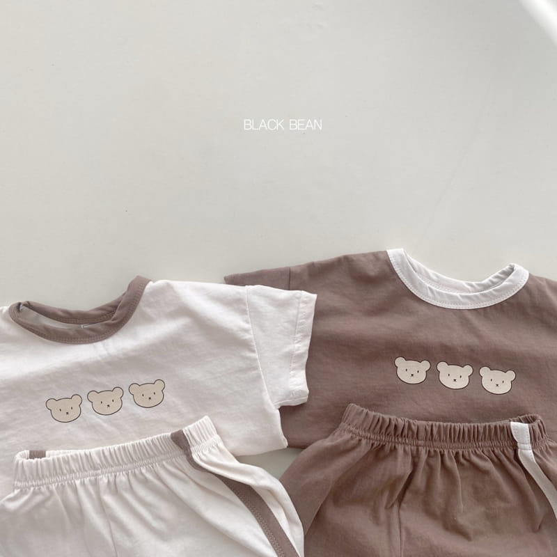 Black Bean - Korean Baby Fashion - #babygirlfashion - Friends Bebe Top Bottom Set - 11