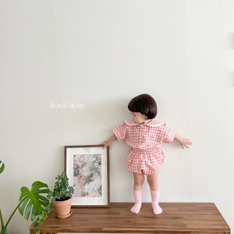 Black Bean - Korean Baby Fashion - #babyootd - Luna Bebe Top Bottom Set - 7