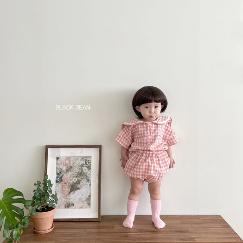 Black Bean - Korean Baby Fashion - #babyoutfit - Luna Bebe Top Bottom Set - 8