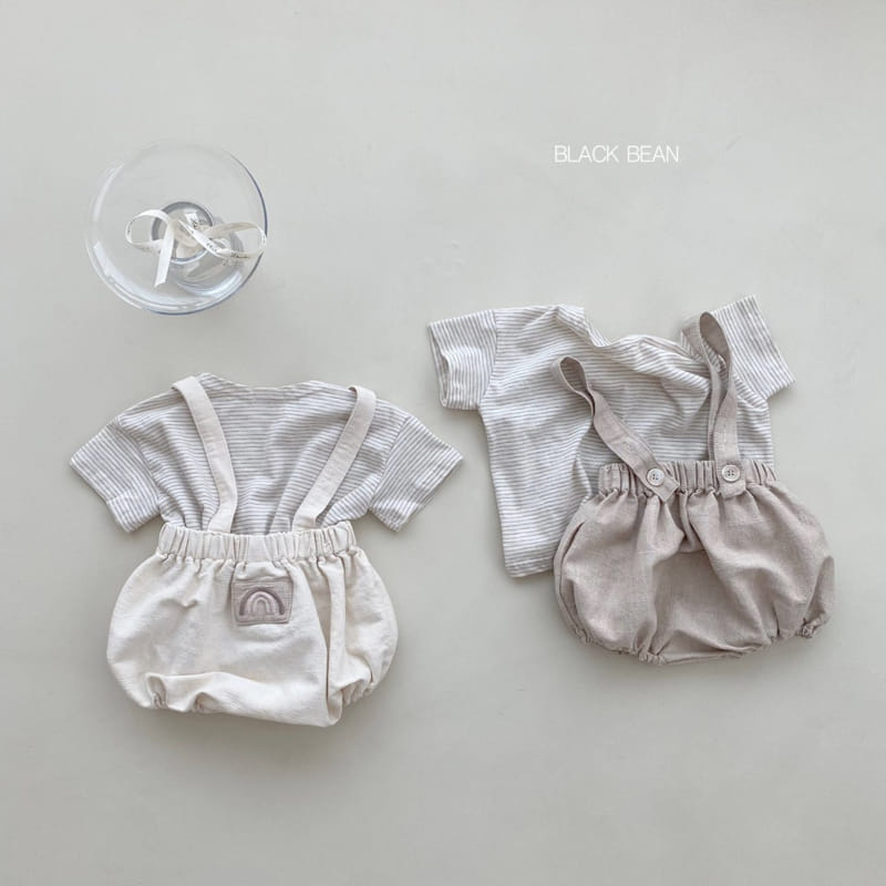 Black Bean - Korean Baby Fashion - #onlinebabyshop - Roomp Bebe Top Bottom Set - 10