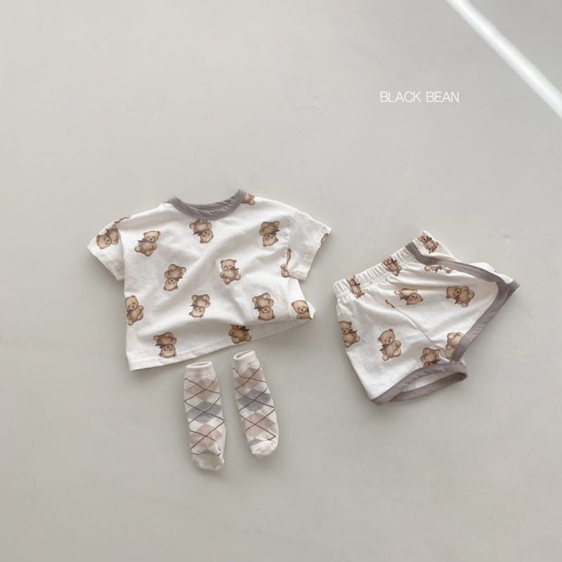 Black Bean - Korean Baby Fashion - #onlinebabyshop - Any Bebe Top Bottom Set - 9