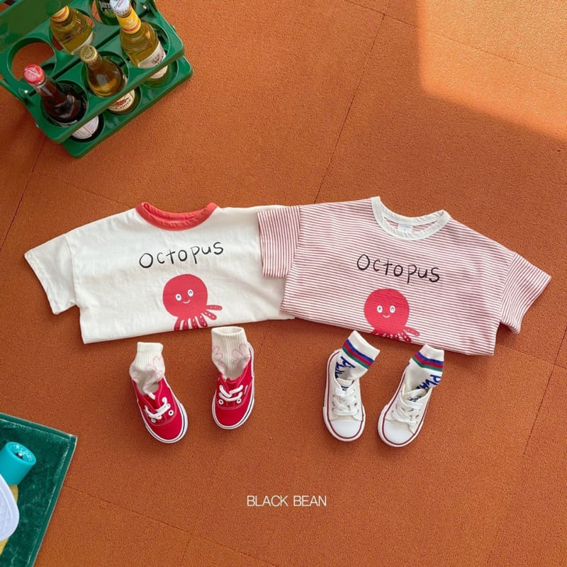 Black Bean - Korean Children Fashion - #Kfashion4kids - Octopus Tee - 9