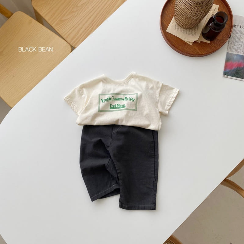 Black Bean - Korean Children Fashion - #kidzfashiontrend - Slub Pants - 5