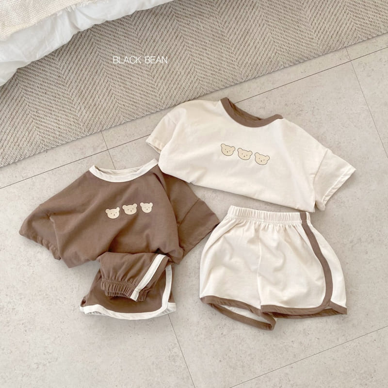 Black Bean - Korean Children Fashion - #littlefashionista - Friends Top Bottom Set - 11