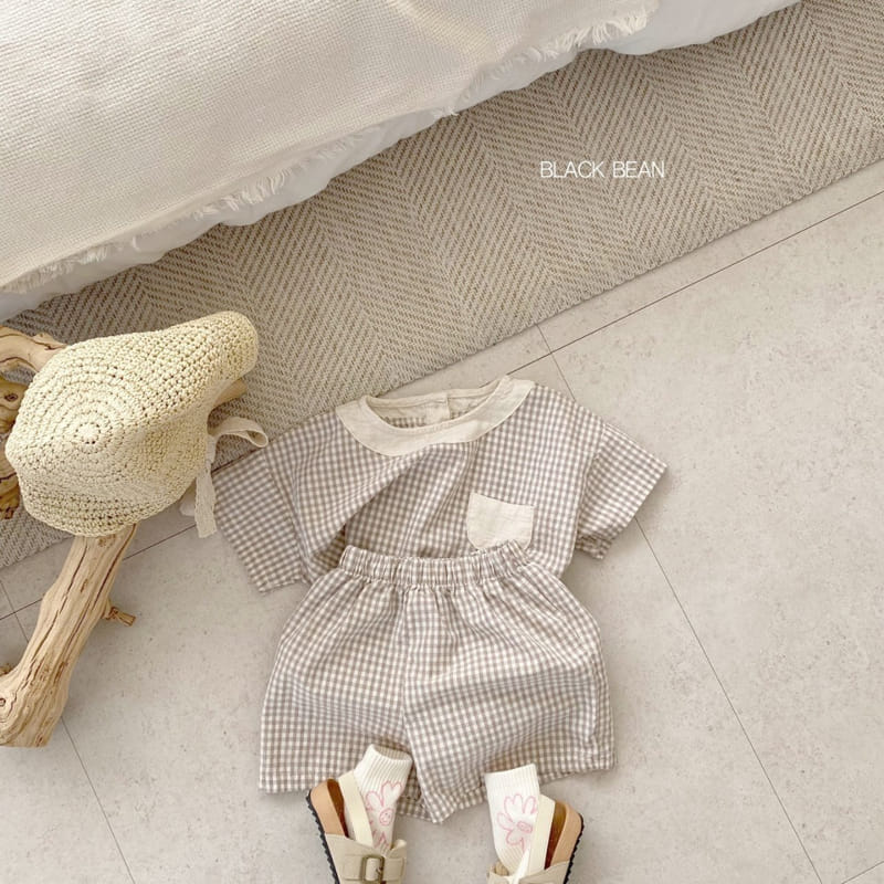 Black Bean - Korean Children Fashion - #minifashionista - May Top Bottom Set