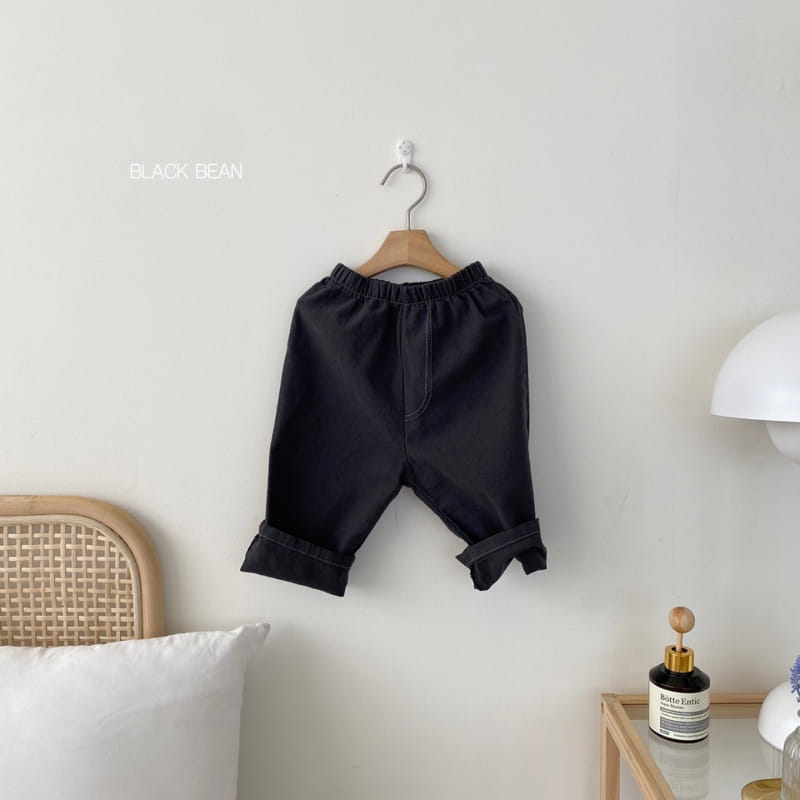 Black Bean - Korean Children Fashion - #prettylittlegirls - Slub Pants - 10