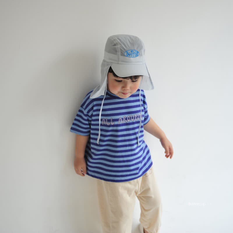 Buttercup - Korean Children Fashion - #stylishchildhood - Around Stripes Tee - 4