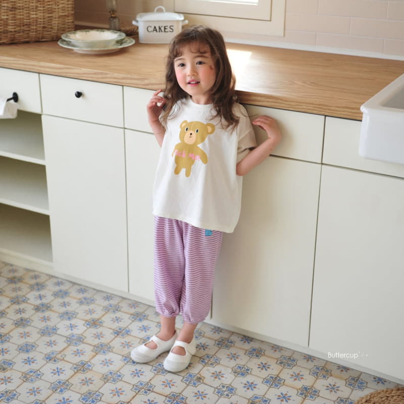 Buttercup - Korean Children Fashion - #designkidswear - Pick Me Bear Color Tee - 5