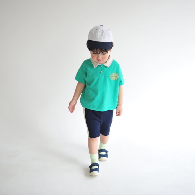 Buttercup - Korean Children Fashion - #minifashionista - Good Day Collar Tee - 4