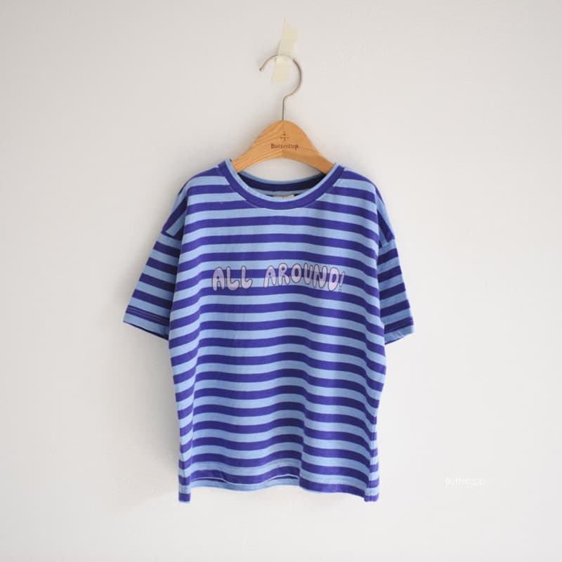 Buttercup - Korean Children Fashion - #todddlerfashion - Around Stripes Tee