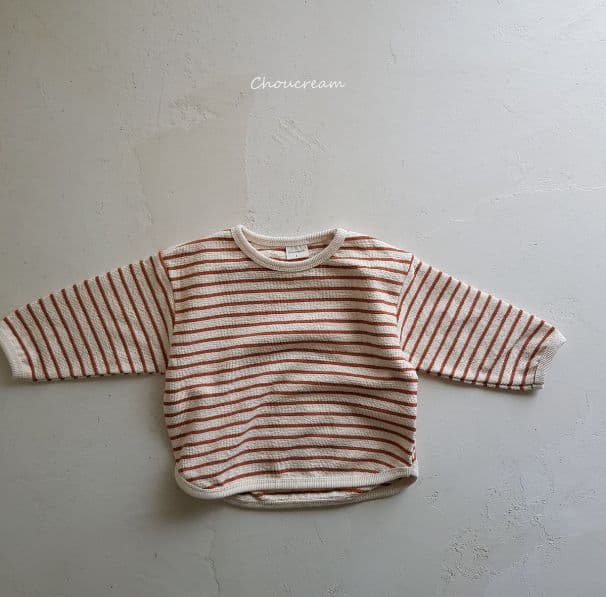 Choucream - Korean Baby Fashion - #smilingbaby - Bebe Stripes Piping Tee - 12